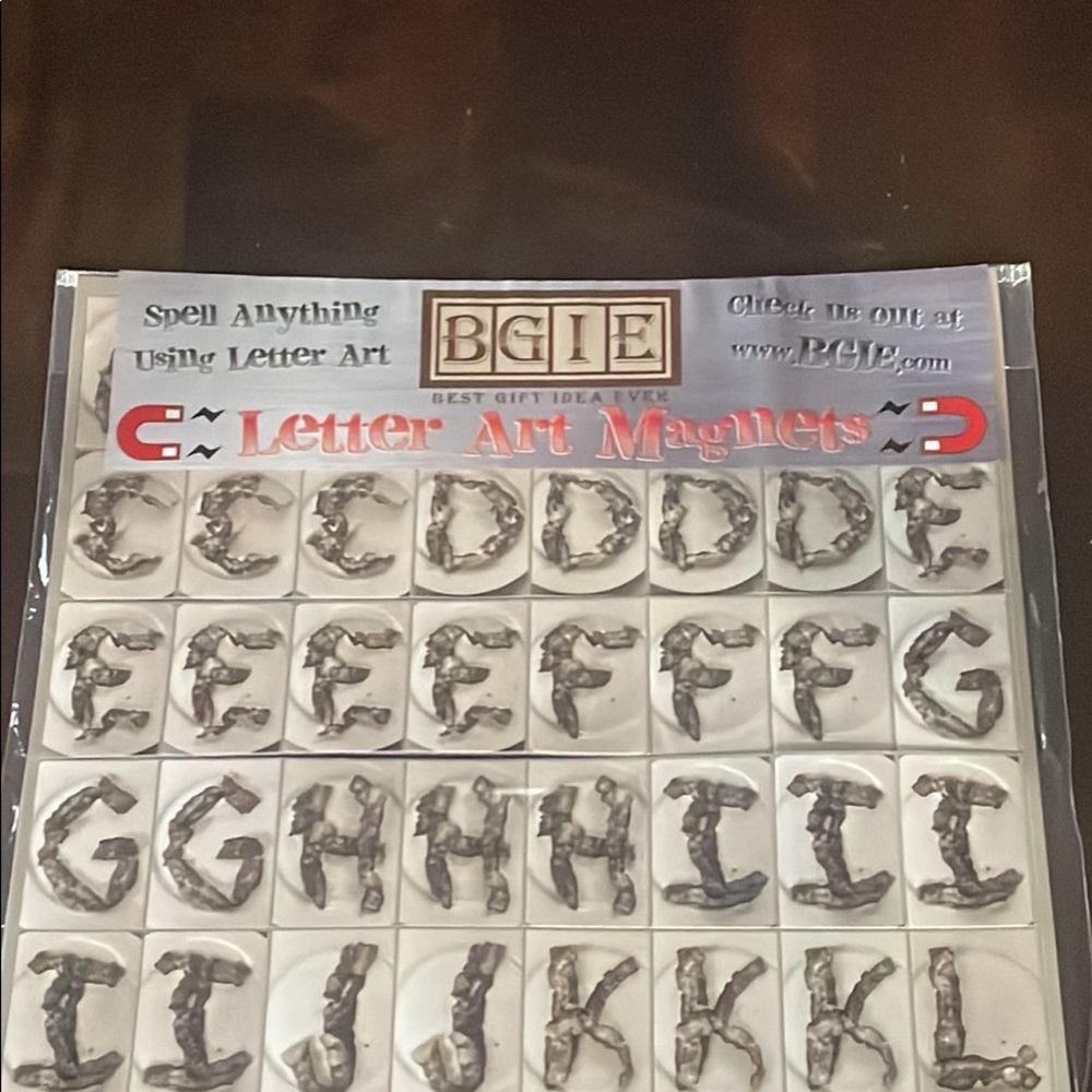 Brand new Letter magnets